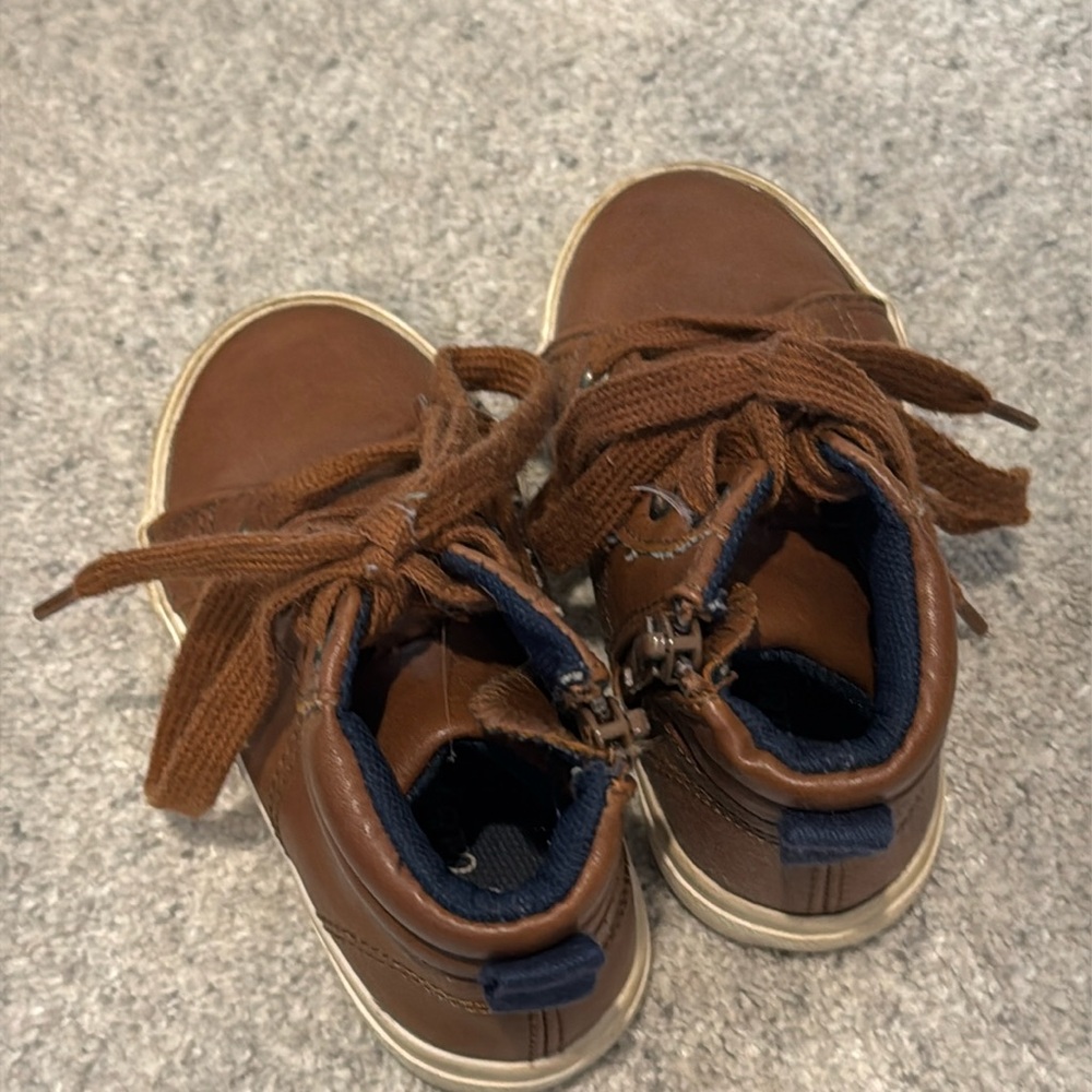 Cat and Jack high top toddler shoes